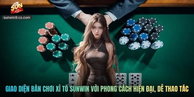 Xì Tố Sunwin - Game Bài Trí Tuệ Đỉnh Cao Thu Hút Năm 2026 1 Giao Diện Bàn Chơi Xì Tố Sunwin Với Phong Cách Hiện Đại, Dễ Thao Tác