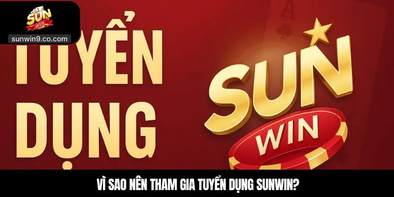 Tuyển Dụng Sunwin – Cơ Hội Nghề Nghiệp Hấp Dẫn 2026 1 Vì Sao Nên Tham Gia Tuyển Dụng Sunwin?